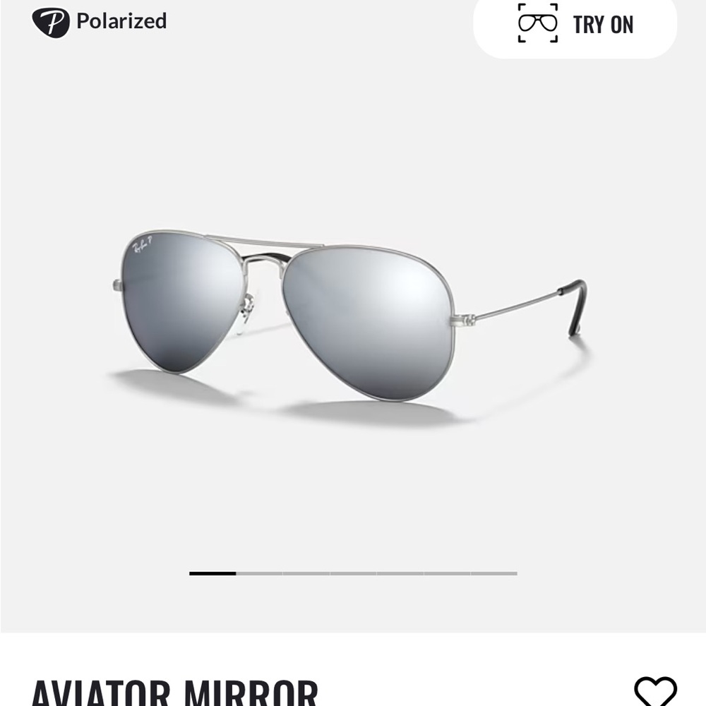 Ray-Ban Mirror Aviator Sunglasses
